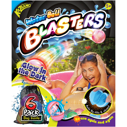 Water Ball Blasters Glow in the Dark Limited Edition 6 Pack